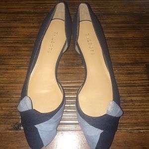 Dark Denim Talbots Edison D’Orsay Bow Shoes